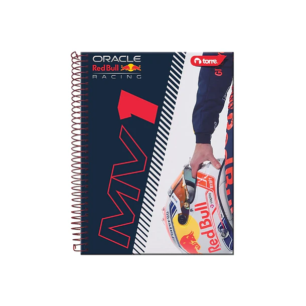 CUADERNO TOP RED BULL RACING 150 HOJAS 7MM TORRE 6