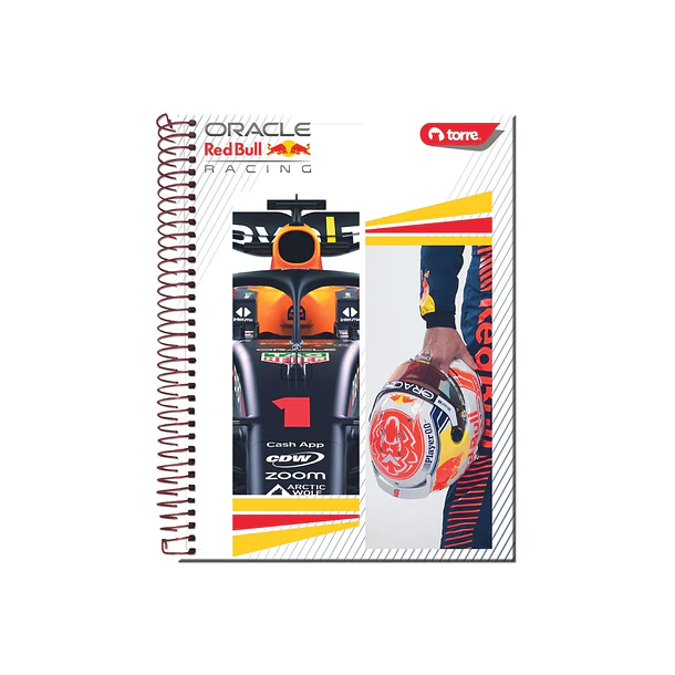 CUADERNO TOP RED BULL RACING 150 HOJAS 7MM TORRE 8