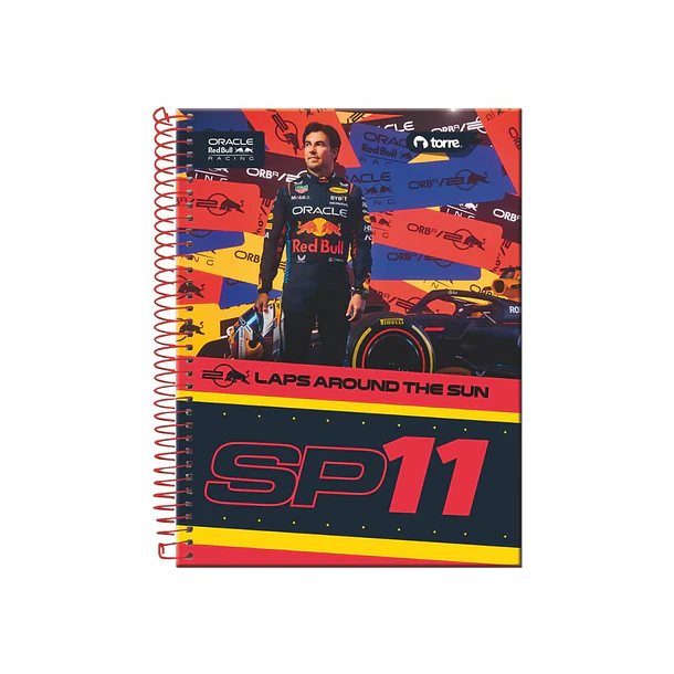 CUADERNO TOP RED BULL RACING 150 HOJAS 7MM TORRE 10