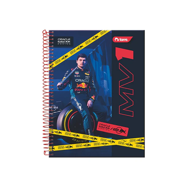 CUADERNO TOP RED BULL RACING 150 HOJAS 7MM TORRE 1