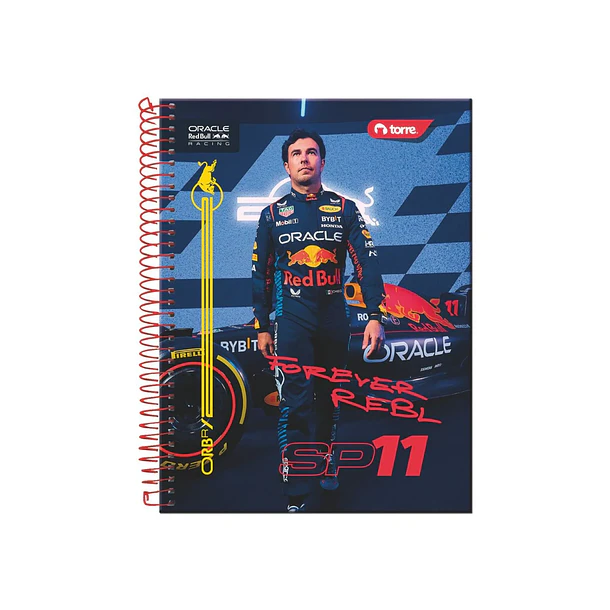 CUADERNO TOP RED BULL RACING 150 HOJAS 7MM TORRE 11