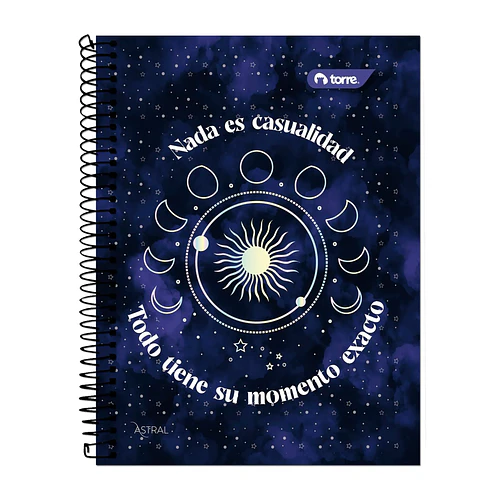 CUADERNO TOP CARTA ASTRAL 150 HOJAS 7MM TORRE