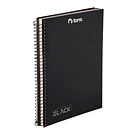 CUADERNO TOP BLACK 120 HOJAS TORRE ESPIRAL 2
