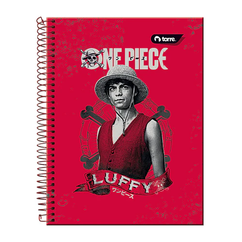 CUADERNO ONE PIECE NETFLIX 150 HOJAS 7MM TORRE