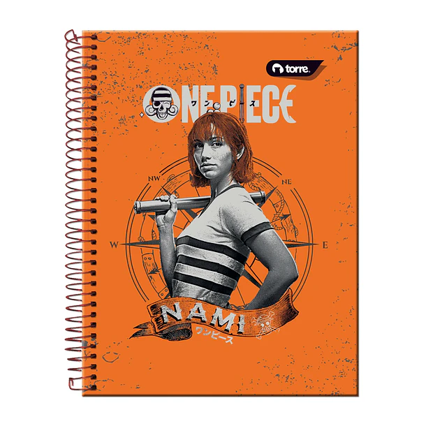 CUADERNO ONE PIECE NETFLIX 150 HOJAS 7MM TORRE 4