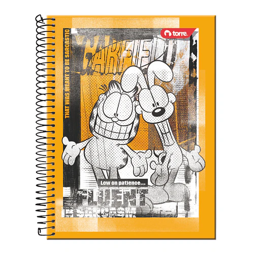 CUADERNO TOP CARTA GARFIELD 7MM 150 H TORRE
