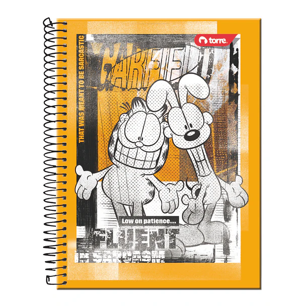 CUADERNO TOP CARTA GARFIELD 7MM 150 H TORRE 1