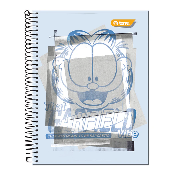 CUADERNO TOP CARTA GARFIELD 7MM 150 H TORRE 2