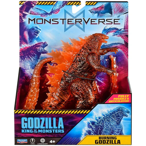 GODZILLA BURNING MONSTERVERSE FIGURA PLAYMATES 3