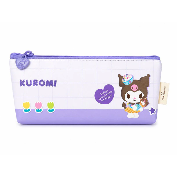 ESTUCHE KUROMI LILA 20X8 CM 2