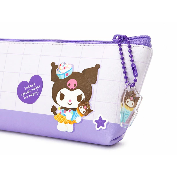 ESTUCHE KUROMI LILA 20X8 CM 3