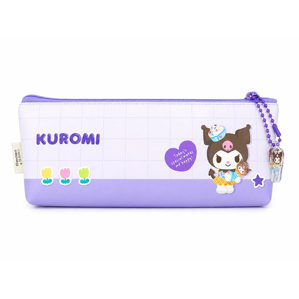 ESTUCHE KUROMI LILA 20X8 CM 4