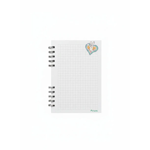 LIBRETA A5 LOLA BUNNY TORRE 14X21 CUADRICULADO 3