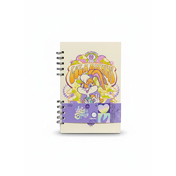 LIBRETA A5 LOLA BUNNY TORRE 14X21 CUADRICULADO 2