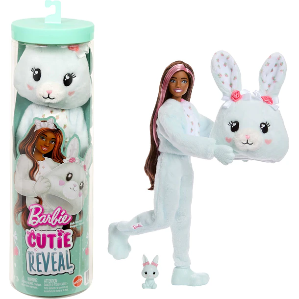 BARBIE CUTIE REVEAL CONEJA VERDE CARE BEARS 1