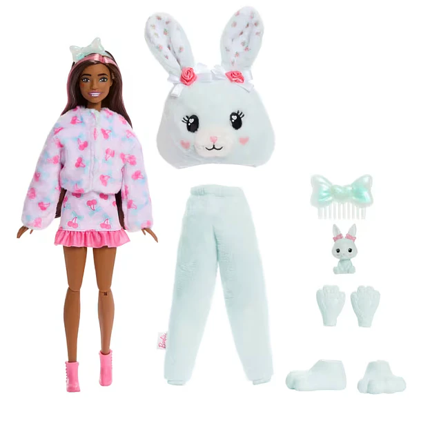 BARBIE CUTIE REVEAL CONEJA VERDE CARE BEARS 3