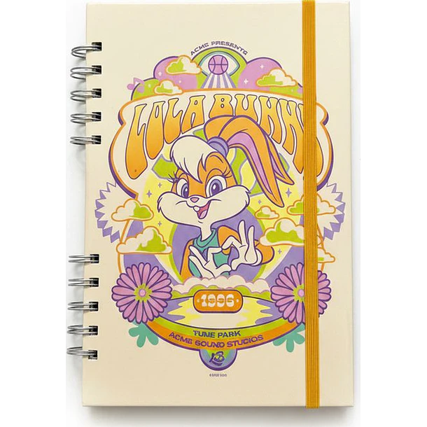 LIBRETA A5 LOLA BUNNY TORRE 14X21 CUADRICULADO 1