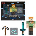 FIGURA MINECRAFT ALEX DIAMOND LEVEL 14 CM MATTEL 1