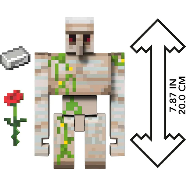 FIGURA GOLEM DE HIERRO MINECRAFT MATTEL 20 CM 3