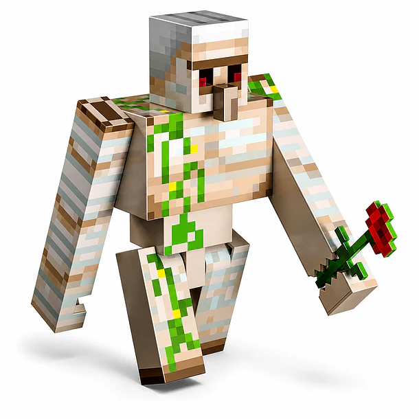 FIGURA GOLEM DE HIERRO MINECRAFT MATTEL 20 CM 1