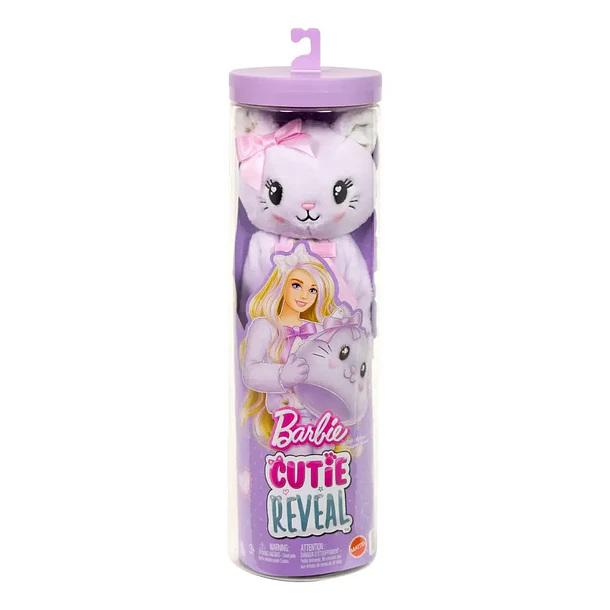 BARBIE CUTIE REVEAL GATITO MORADO 10 SORPRESAS 3