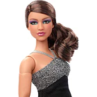 BARBIE LOOKS #12 VESTIDO NEGRO HBX95 ARTICULADA 4