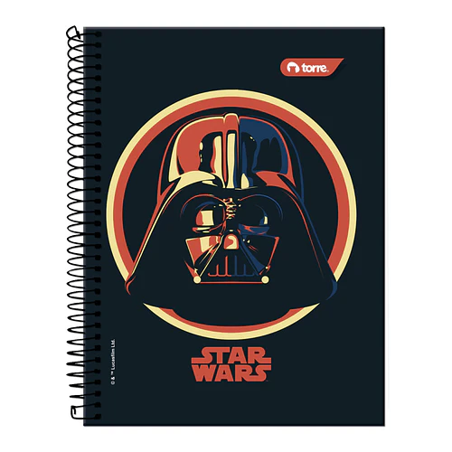 CUADERNO TOP TRIPLE TORRE STAR WARS  7MM 150H UNIDAD