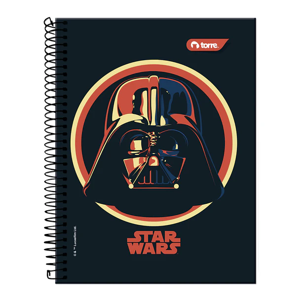 CUADERNO TOP TRIPLE TORRE STAR WARS  7MM 150H UNIDAD 1