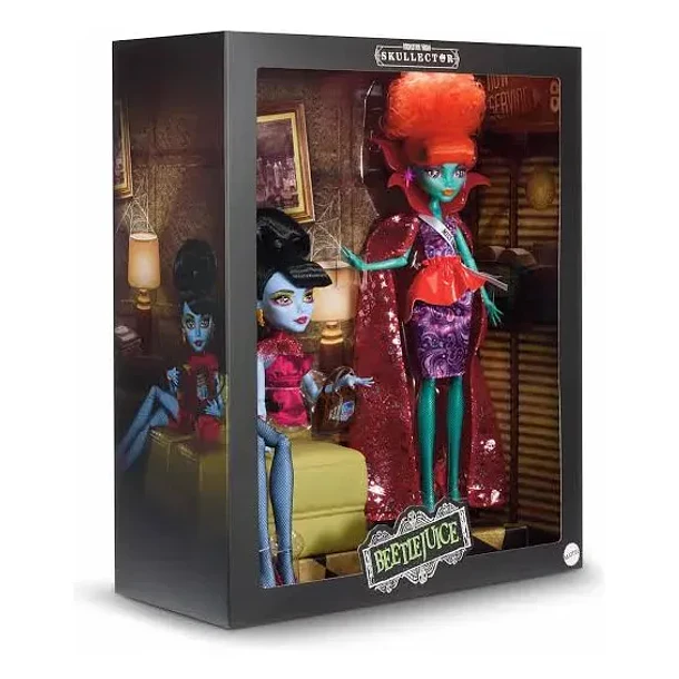 MONSTER HIGH SKULLECTOR BEETLEJUICE SET 2 MUÑECAS 2