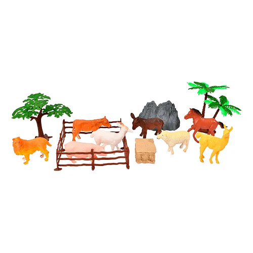 SET ANIMALES GRANJA 13 PIEZAS INFANTIL