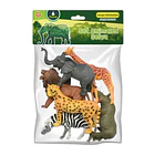 SET ANIMALES DE LA SELVA 6 PIEZAS PVC 1