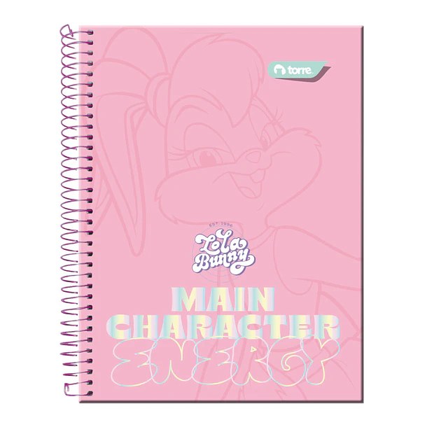 CUADERNO TOP LOLA BUNNY 7MM 150H TORRE 1