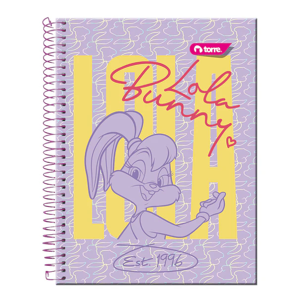 CUADERNO TOP LOLA BUNNY 7MM 150H TORRE 4
