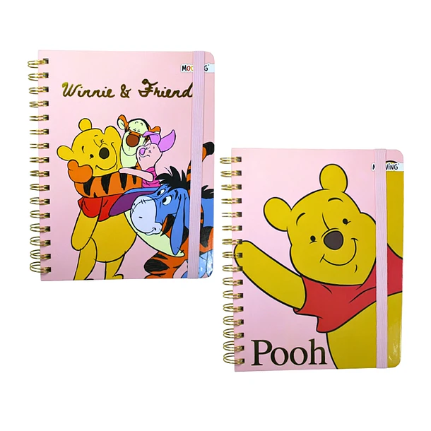 LIBRETA NOTES A5 LÍNEAS MOOVING WINNIE THE POOH 1