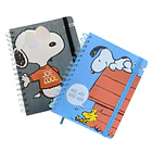 LIBRETA A5 SNOOPY MOOVING ESPIRAL ELÁSTICO 1