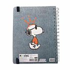 LIBRETA A5 SNOOPY MOOVING ESPIRAL ELÁSTICO 9