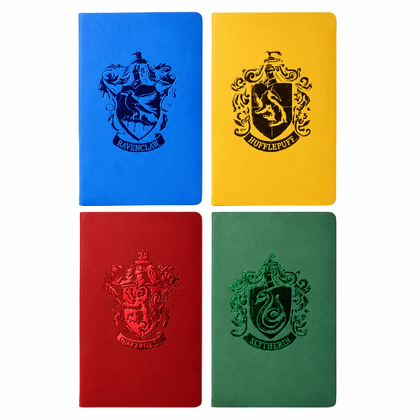 CUADERNO HARRY POTTER MOOVING CASAS X4 2