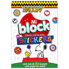 BLOCK PARA COLOREAR SNOOPY CON STICKERS 1