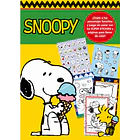 BLOCK PARA COLOREAR SNOOPY CON STICKERS 2
