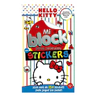BLOCK PARA COLOREAR HELLO KITTY CON STICKERS 1