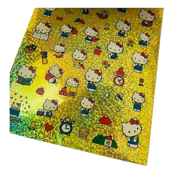 BLOCK PARA COLOREAR HELLO KITTY CON STICKERS 3
