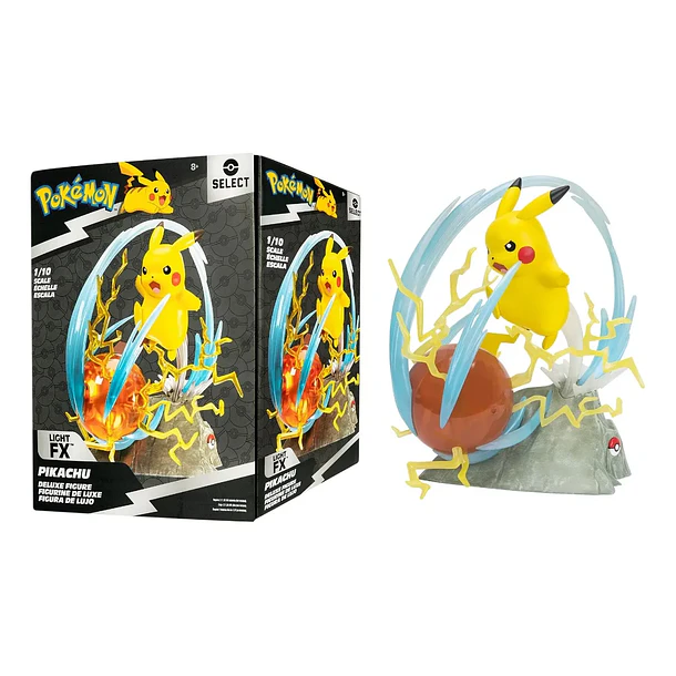 SELECT FIGURA PIKACHU DELUXE LIGHT FX POKÉMON 1