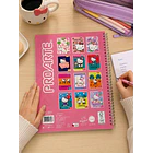 CUADERNO UNIVERSITARIO PROARTE 100H 7MM HELLO KITTY AROMA 12