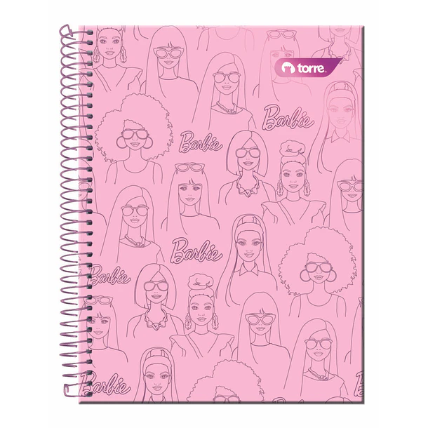 CUADERNO BOOK 7MM 120 H TORRE BARBIE UNIDAD 1