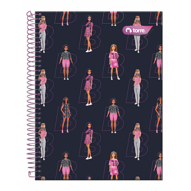 CUADERNO BOOK 7MM 120 H TORRE BARBIE UNIDAD 2