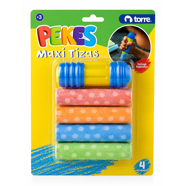 MAXI TIZAS PEKES TORRE 4 COLORES CON SUJETADOR 1