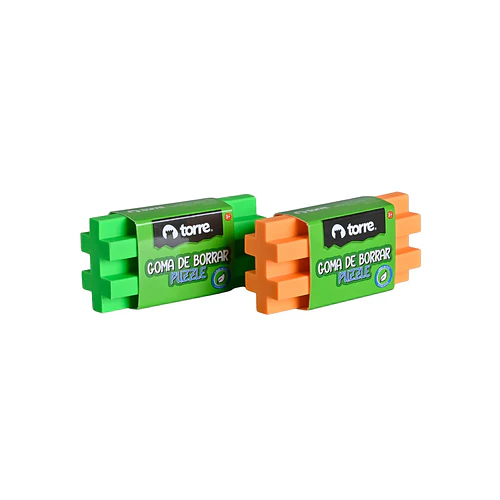 GOMA DE BORRAR PUZZLE TORRE 2 UNIDADES