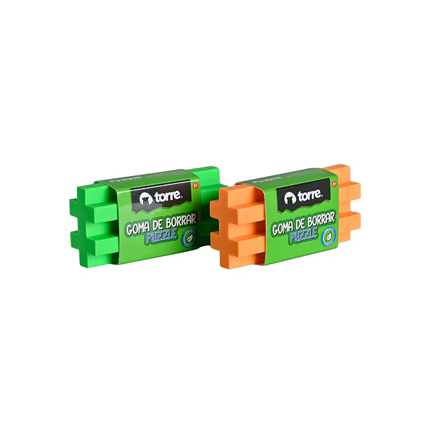GOMA DE BORRAR PUZZLE TORRE 2 UNIDADES 1