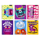 CUADERNO UNIVERSITARIO PROARTE 7MM 100H MONSTRUOS PACK 10 1
