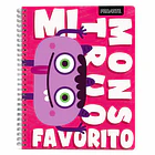 CUADERNO UNIVERSITARIO PROARTE 7MM 100H MONSTRUOS PACK 10 2
